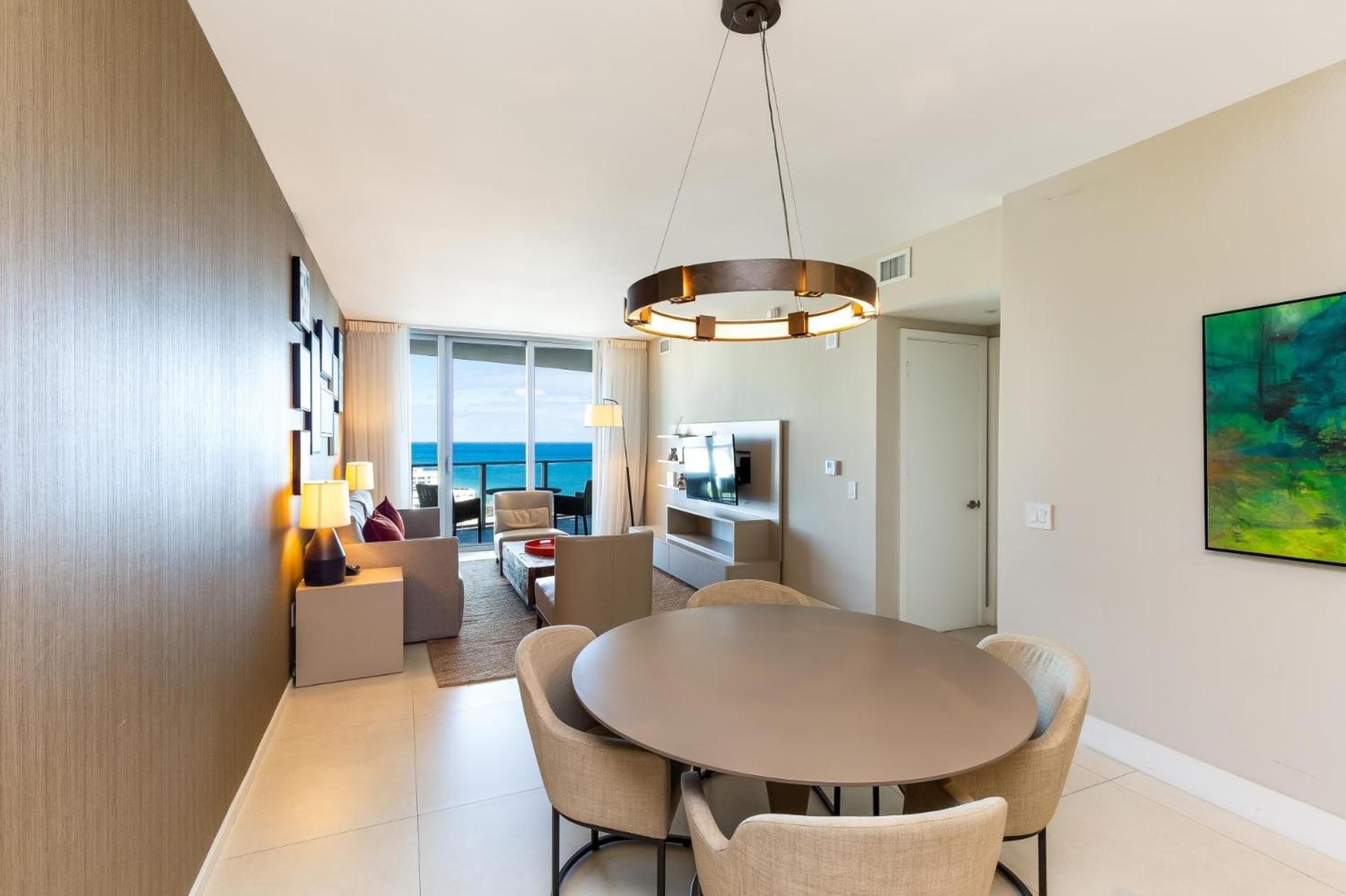 Ocean View 1 Bed On The Beach 19Th Floor Hollywood Hallandale Beach Ngoại thất bức ảnh