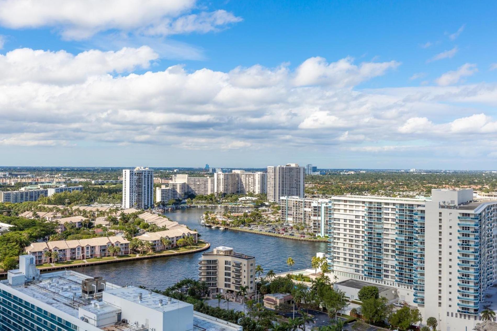 Ocean View 1 Bed On The Beach 19Th Floor Hollywood Hallandale Beach Ngoại thất bức ảnh