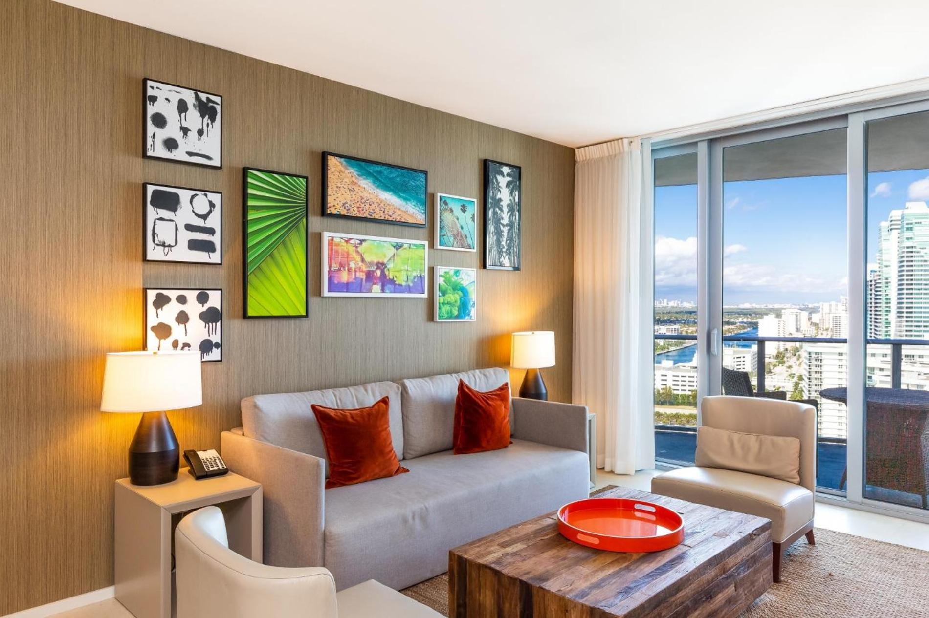 Ocean View 1 Bed On The Beach 19Th Floor Hollywood Hallandale Beach Ngoại thất bức ảnh
